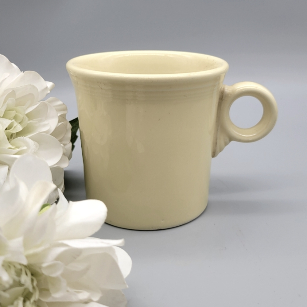 Antique Fiesta Old Ivory Cream Tom & Jerry mug Vintage Fiesta Ware Cream